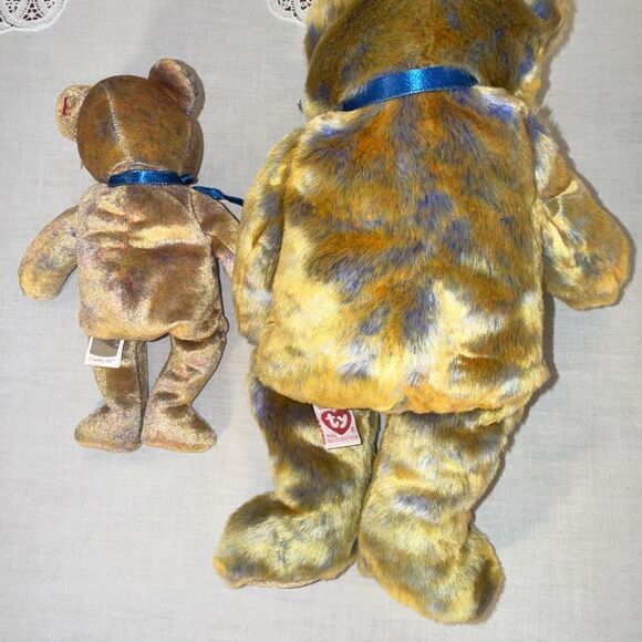 Authentic 1999 TY Beanie Baby & Beanie Buddy Matching Set – Clubby III™ (Final B - Picture 10 of 11